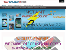 Tablet Screenshot of helpunlock.com